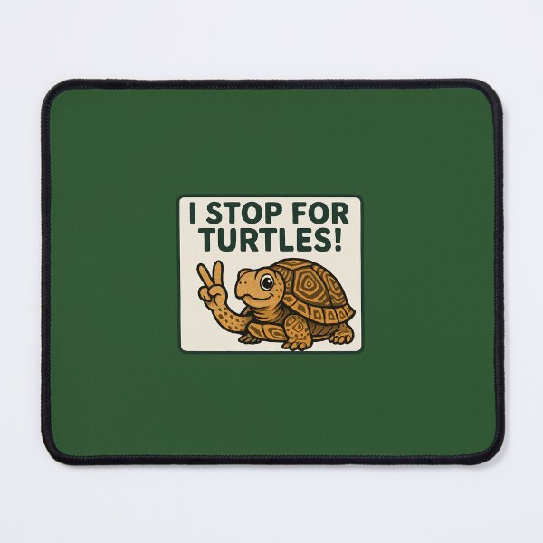 Item preview, I stop for turtles designed and sold by Broken Antler Designs .