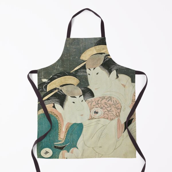 Item preview, The actors Segawa Tomisaburo II (R) as Yadorigi, wife of Ogishi Kurando, and Nakamura Manyo (L) as the servant Wakakusa, 1794 designed and sold by UBU-space.