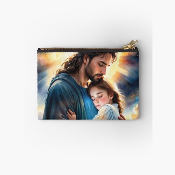 Item preview, In the Arms of Jesus - Child & Savior Artwork designed and sold by Mye Light Designs.