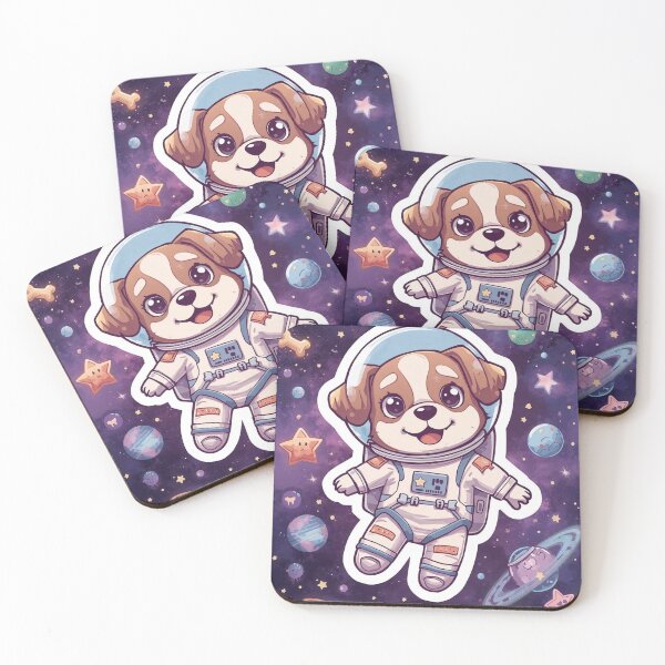 Item preview, Cosmic Canine – Cartoon Space Explorer Dog designed and sold by ArtivaNest.