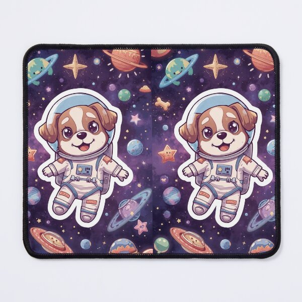 Item preview, Cosmic Canine – Cartoon Space Explorer Dog designed and sold by ArtivaNest.