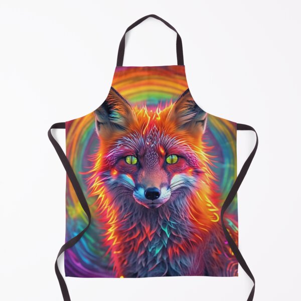 Item preview, The Luminous Fox of the Rainbow Veil designed and sold by MyyVibe.