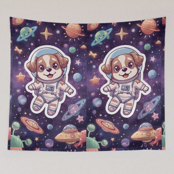 Item preview, Cosmic Canine – Cartoon Space Explorer Dog designed and sold by ArtivaNest.