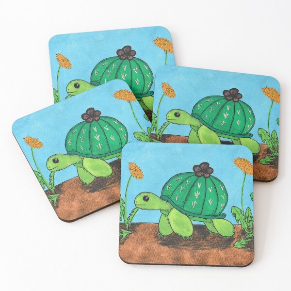 Item preview, Cactus Tortoise designed and sold by Catnip Designs.