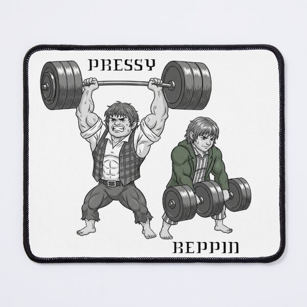 Item preview, The Fellowship of the Whey - Pressy and Reppin Gymbros designed and sold by PerchfishR.