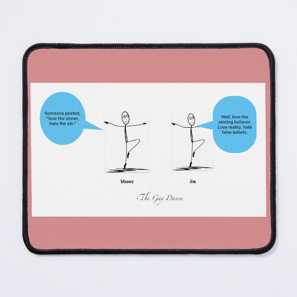 Item preview, The Gay Dance - Love the Sinner, Hate the Sin designed and sold by TransformArt8.