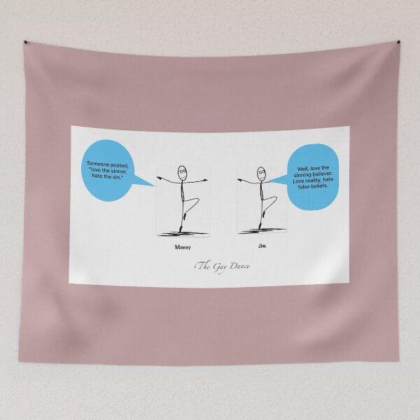 Item preview, The Gay Dance - Love the Sinner, Hate the Sin  designed and sold by TransformArt8.