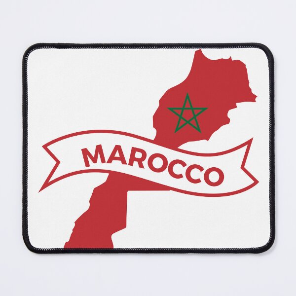 Item preview, Morocco map design designed and sold by Wolagno.