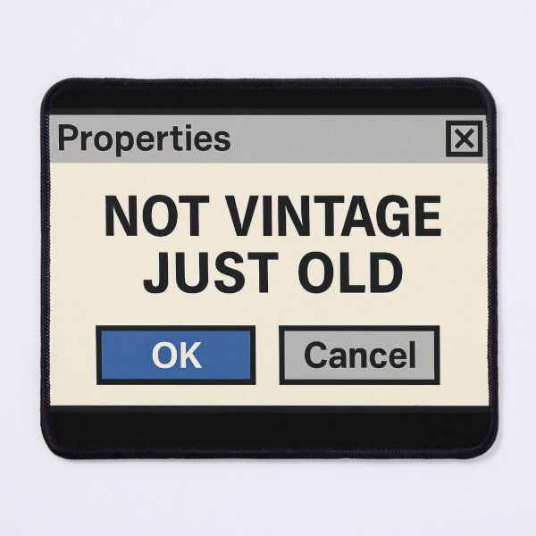 Item preview, Not Vintage Just Old Computer Pop Up Sticker designed and sold by ArtComixHaven.