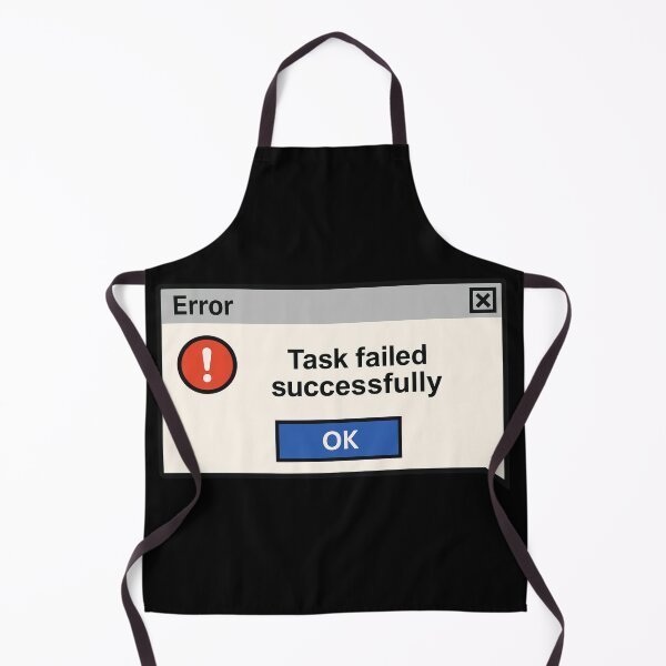 Item preview, Task Failed Successfully Funny Computer Meme Sticker designed and sold by ArtComixHaven.
