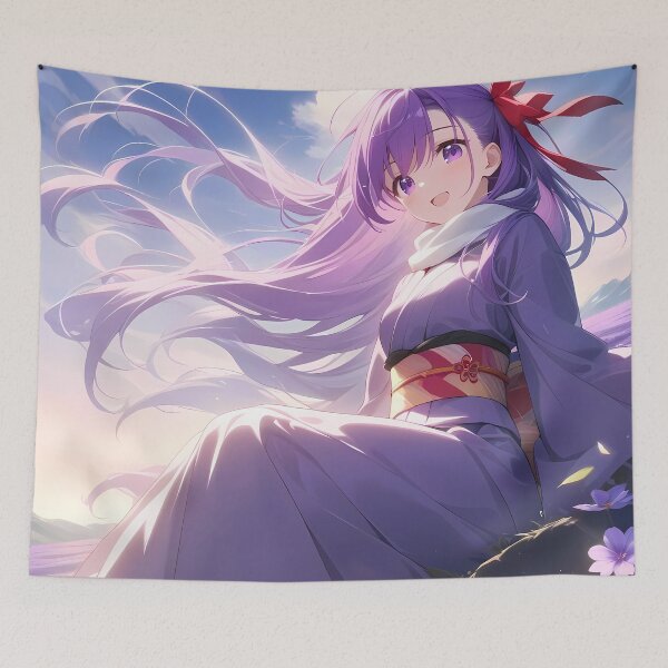 Item preview, Sakura Matou Fate Stay Night Anime Girl Pastel Fields designed and sold by riadjamai.
