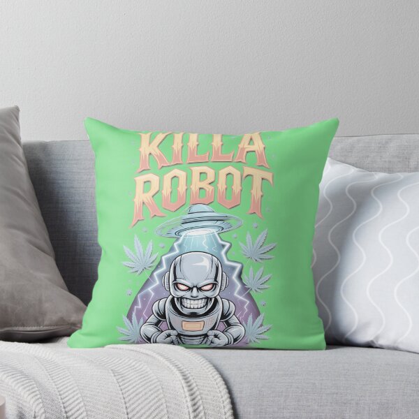 Item preview, Killa Robot UFO Abduction Art designed and sold by Jessica Farley.