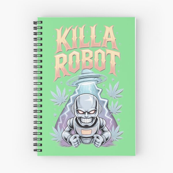 Item preview, Killa Robot UFO Abduction Art designed and sold by Jessica Farley.