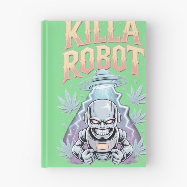 Item preview, Killa Robot UFO Abduction Art designed and sold by Jessica Farley.