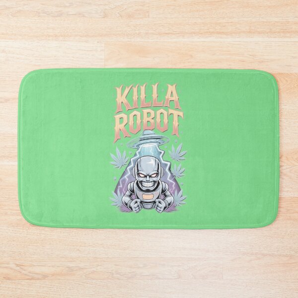 Item preview, Killa Robot UFO Abduction Art designed and sold by Jessica Farley.