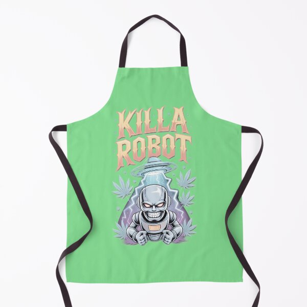 Item preview, Killa Robot UFO Abduction Art designed and sold by Jessica Farley.