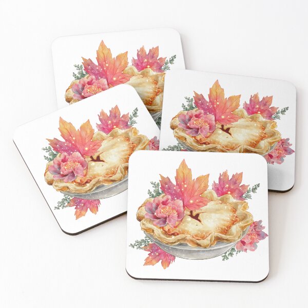 Item preview, Autumn Pie Fantasy with Maple Leaves and Florals designed and sold by Anastasiia Yurevych.