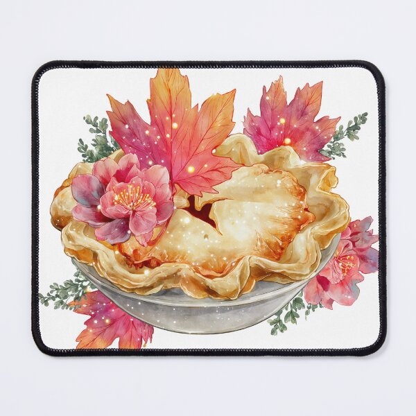 Item preview, Autumn Pie Fantasy with Maple Leaves and Florals designed and sold by Anastasiia Yurevych.