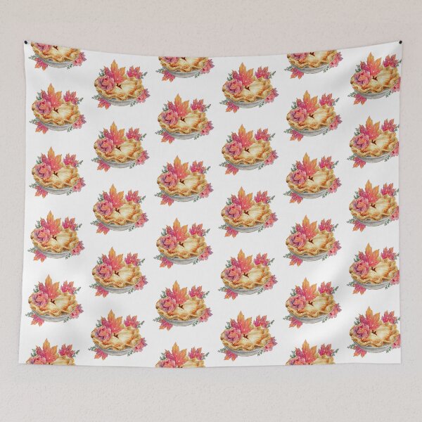 Item preview, Autumn Pie Fantasy with Maple Leaves and Florals designed and sold by Anastasiia Yurevych.