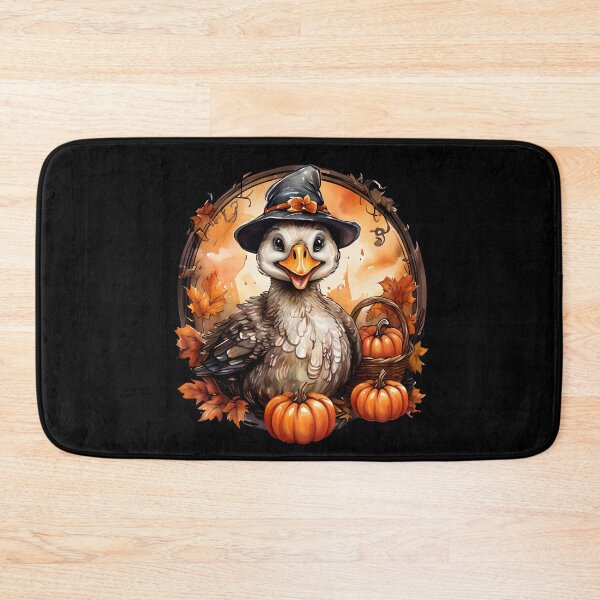 Item preview, Halloween Goose in Witch Hat – Cute Fall Farmhouse Pumpkin Animal Art designed and sold by Simplystik.