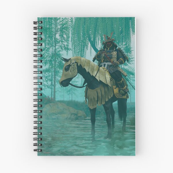 Artikelvorschau, Samurai im nebligen Wald entworfen und verkauft von Joe´s Art Nook.