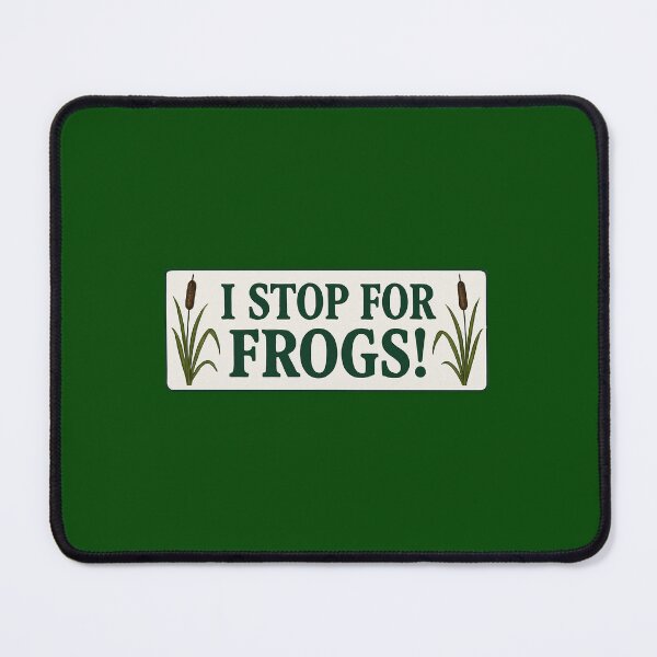 Item preview, I stop for frogs designed and sold by Broken Antler Designs .