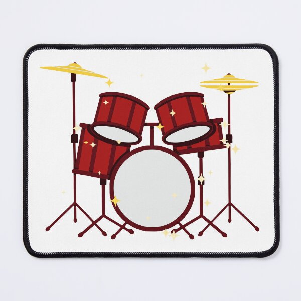 Item preview, drums+stars designed and sold by blackstarred.