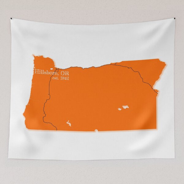 Item preview, Hillsboro, OR [Orange] designed and sold by PhilbonianDezin.