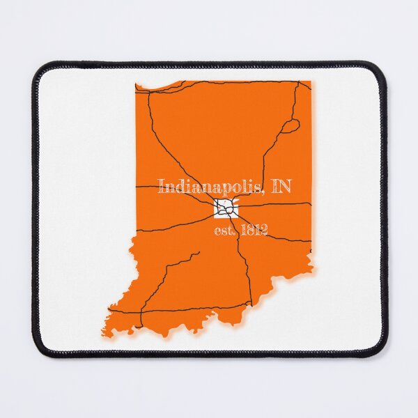 Item preview, Indianapolis, IN [Orange] designed and sold by PhilbonianDezin.