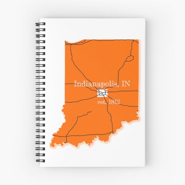 Item preview, Indianapolis, IN [Orange] designed and sold by PhilbonianDezin.