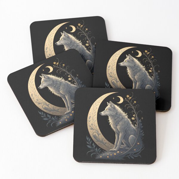 Item preview, Moonlight Wolf designed and sold by SolombraArt.