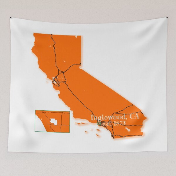 Item preview, Inglewood, CA [Orange] designed and sold by PhilbonianDezin.