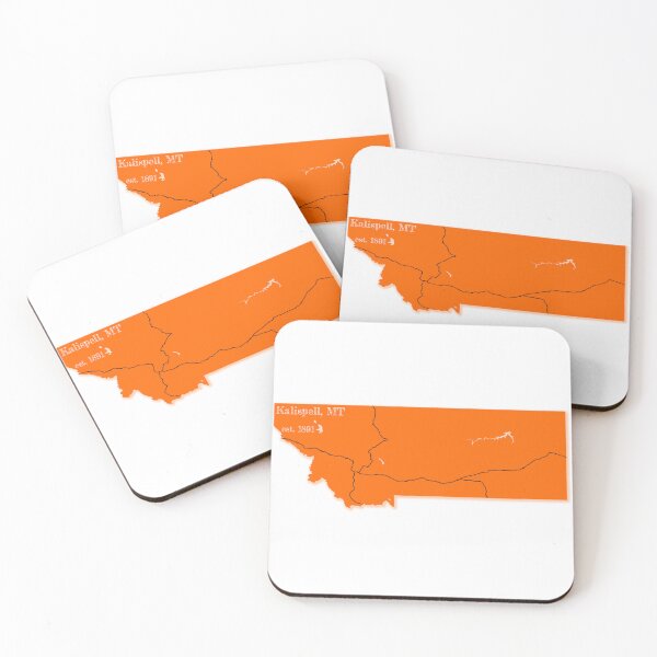 Item preview, Kalispell, MT [Orange] designed and sold by PhilbonianDezin.