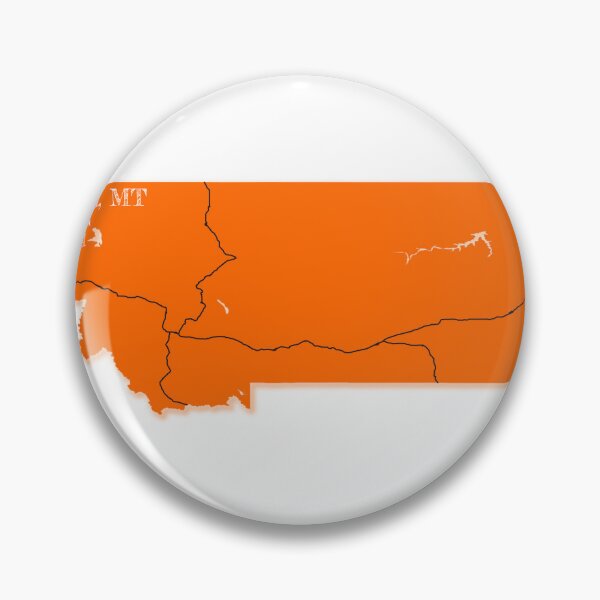 Item preview, Kalispell, MT [Orange] designed and sold by PhilbonianDezin.