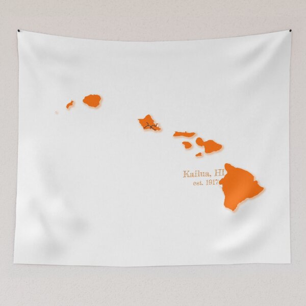 Item preview, Kailua, HI [Orange] designed and sold by PhilbonianDezin.