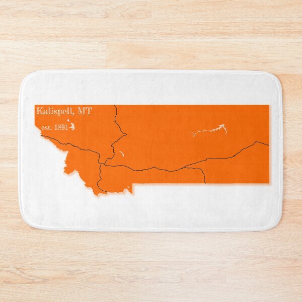 Item preview, Kalispell, MT [Orange] designed and sold by PhilbonianDezin.