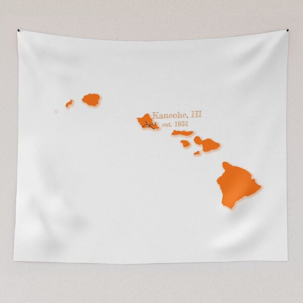 Item preview, Kaneohe, HI [Orange] designed and sold by PhilbonianDezin.