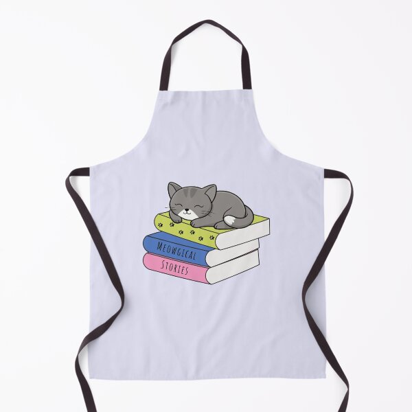 Item preview, Meowgical Stories – Cute Cat Sleeping on Books designed and sold by Vistosa Designs.