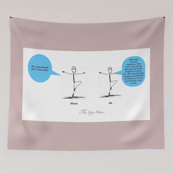 Item preview, The Gay Dance - But. gay people don't have kids... designed and sold by TransformArt8.