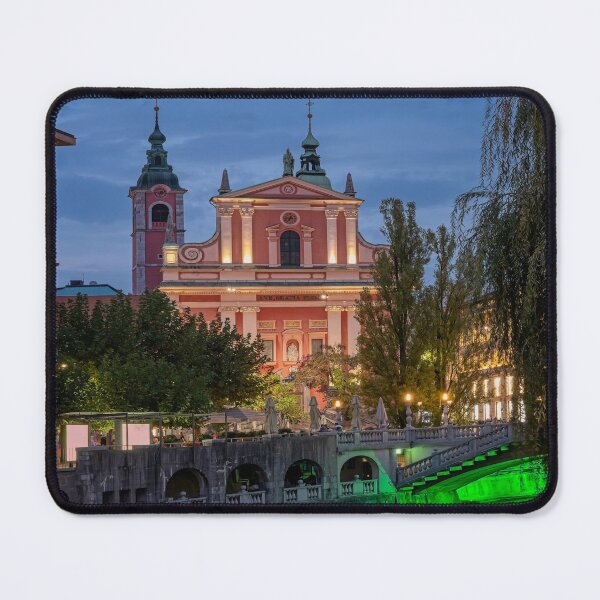 Item preview, Church and Triple Bridge Ljubljana Slovenia 2 designed and sold by PhotoArt by Joan Carroll.