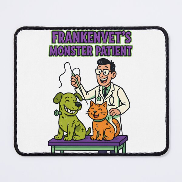 Item preview, Frankenvet’s Monster Patient – Funny Halloween Vet Cartoon Dog & Cat Design designed and sold by Bettybee00.