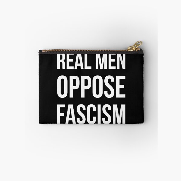 Item preview, Real men oppose fascism  designed and sold by Rachel the Artist .