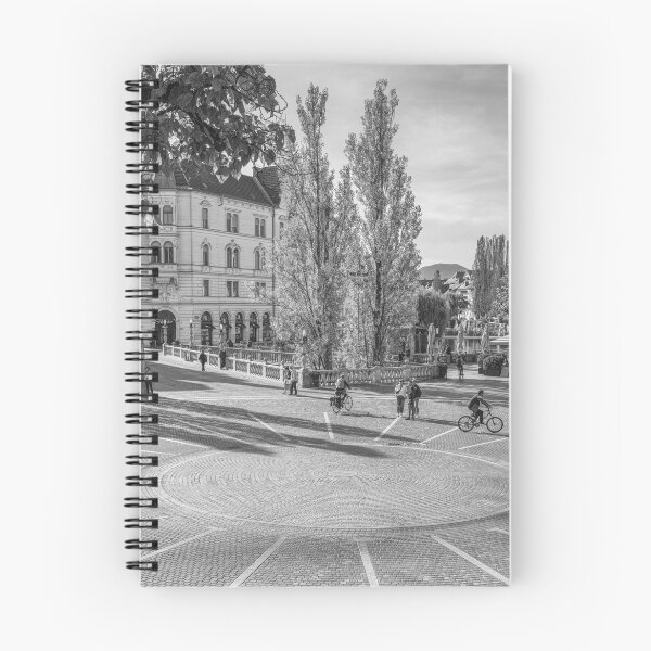 Item preview, Preseren Square Ljubljana Slovenia BW designed and sold by PhotoArt by Joan Carroll.