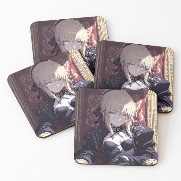 Item preview, Saber Alter Fate Stay Night Anime Girl Gothic Throne designed and sold by riadjamai.