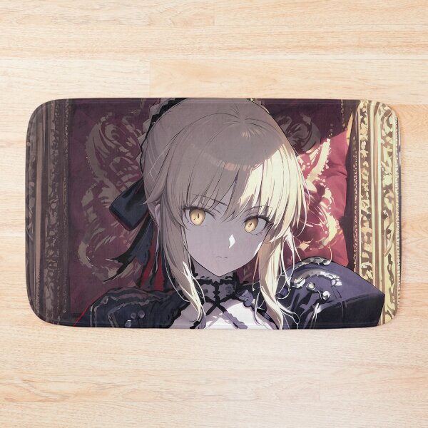 Item preview, Saber Alter Fate Stay Night Anime Girl Gothic Throne designed and sold by riadjamai.