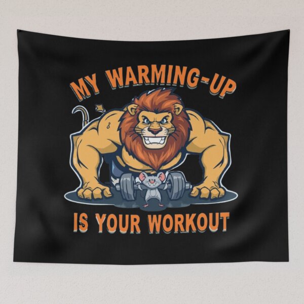 Item preview, My Warming Up Is Your Workout designed and sold by MemeMakersLab.