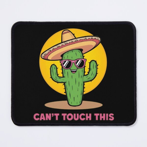 Item preview, Can’t Touch This Funny Cactus Design designed and sold by MemeMakersLab.