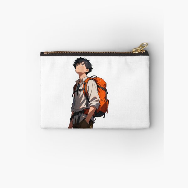 Item preview, Travel boy with orange bag pack  designed and sold by Gurjeetpixelart.