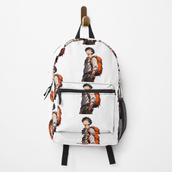 Item preview, Travel boy with orange bag pack designed and sold by Gurjeetpixelart.