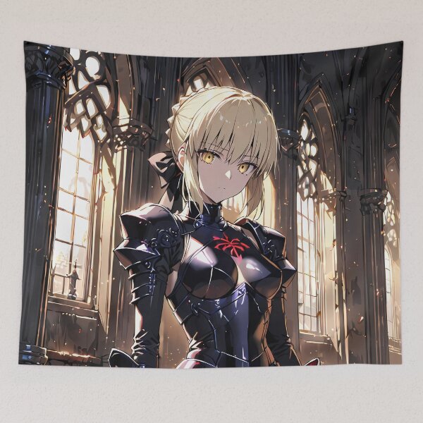 Item preview, Saber Alter Fate Stay Night Anime Girl Cathedral Strength designed and sold by riadjamai.